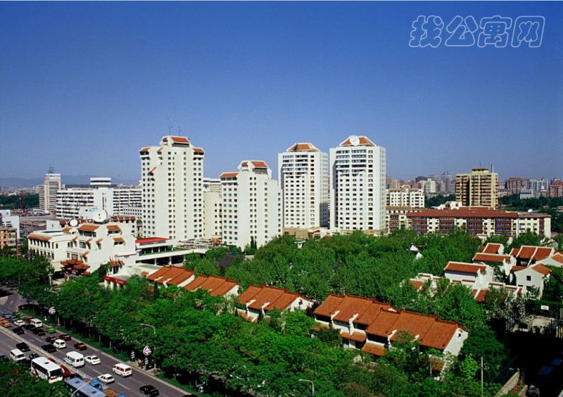 北京东湖别墅公寓外观图